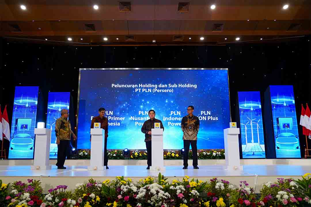 Menteri Badan Usaha Milik Negara (BUMN) Erick Thohir resmi meluncurkan Holding dan Subholding PT PLN