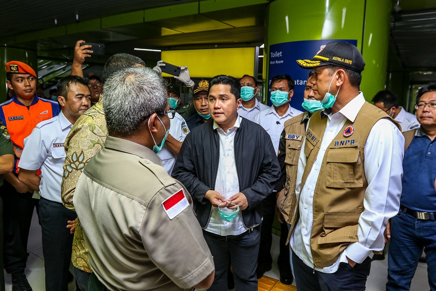 Menteri BUMN Ajak Masyarakat Gotong Royong Lawan Virus Corona